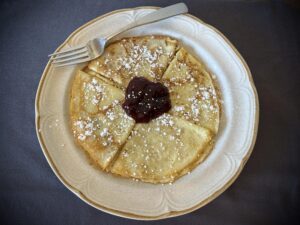 Gluten-Free Swedish Pancakes with Lingonberries