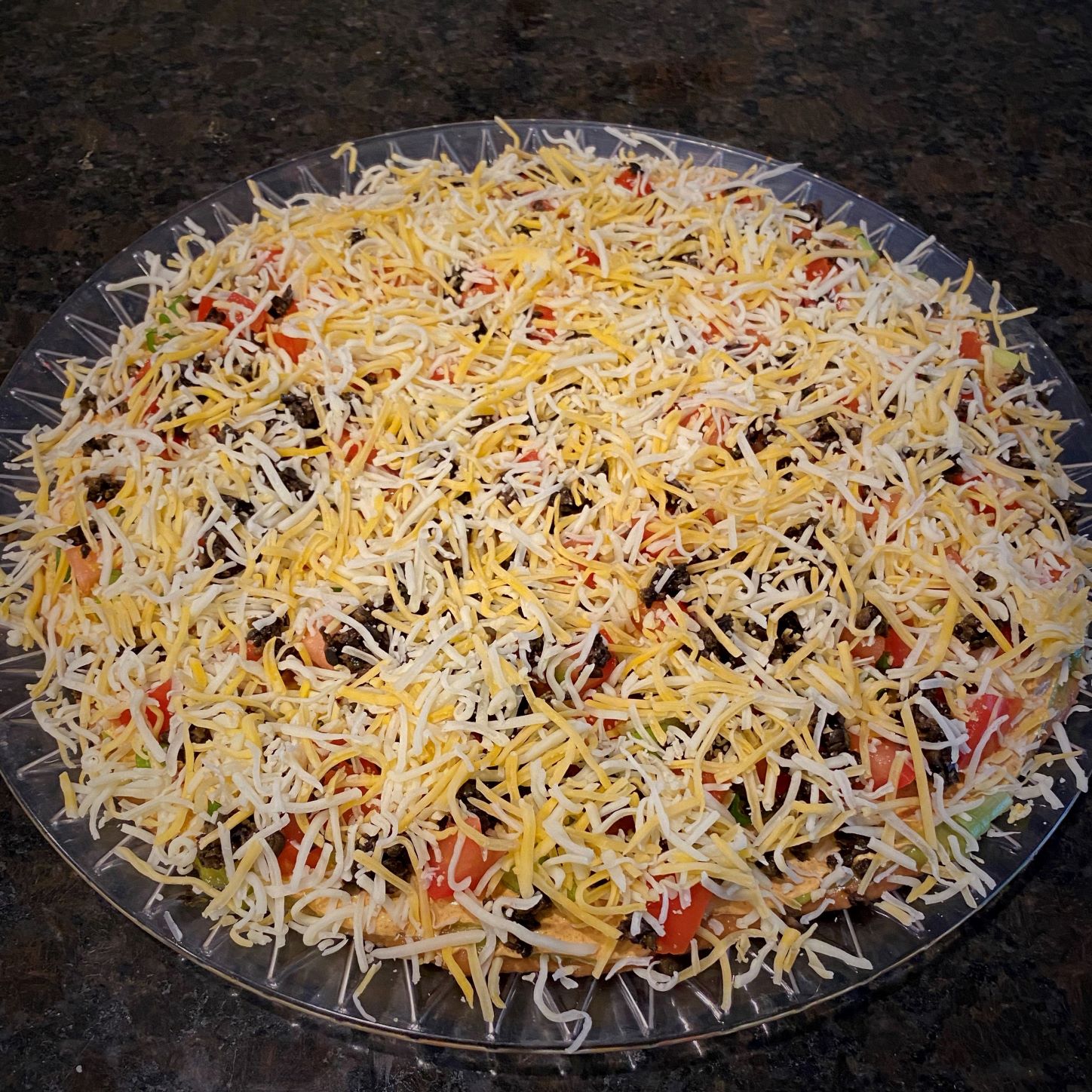 Simple 7 Layer Tex-Mex Dip