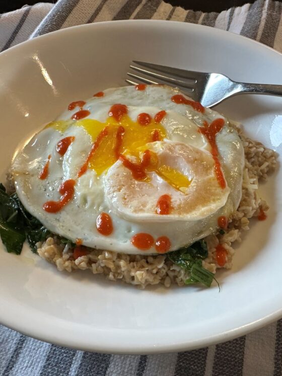 Steel Cut Savory Breakfast Oats