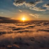 sun above the clouds